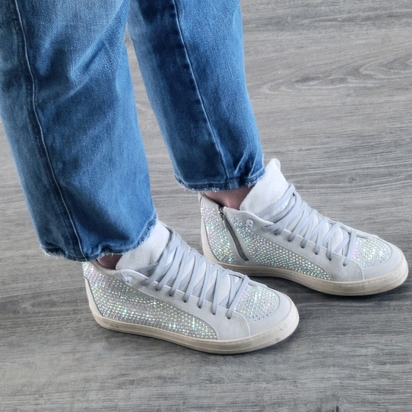 P448 | Skate Strass Sparkle Sneaker - Picture 10 of 10